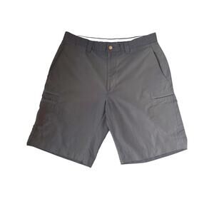 Callaway Men’s Gray Golf Chino Shorts Size 34 Cargo Pockets Polyester